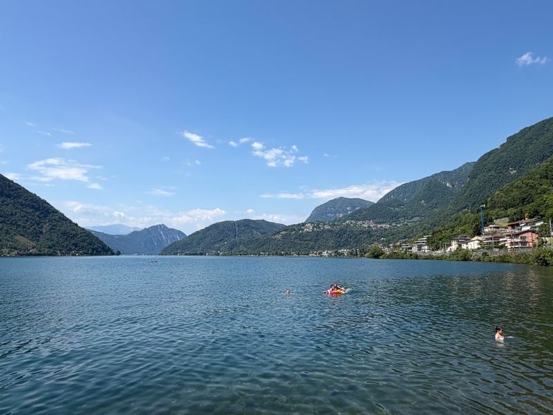Lake Lugano at Capolago